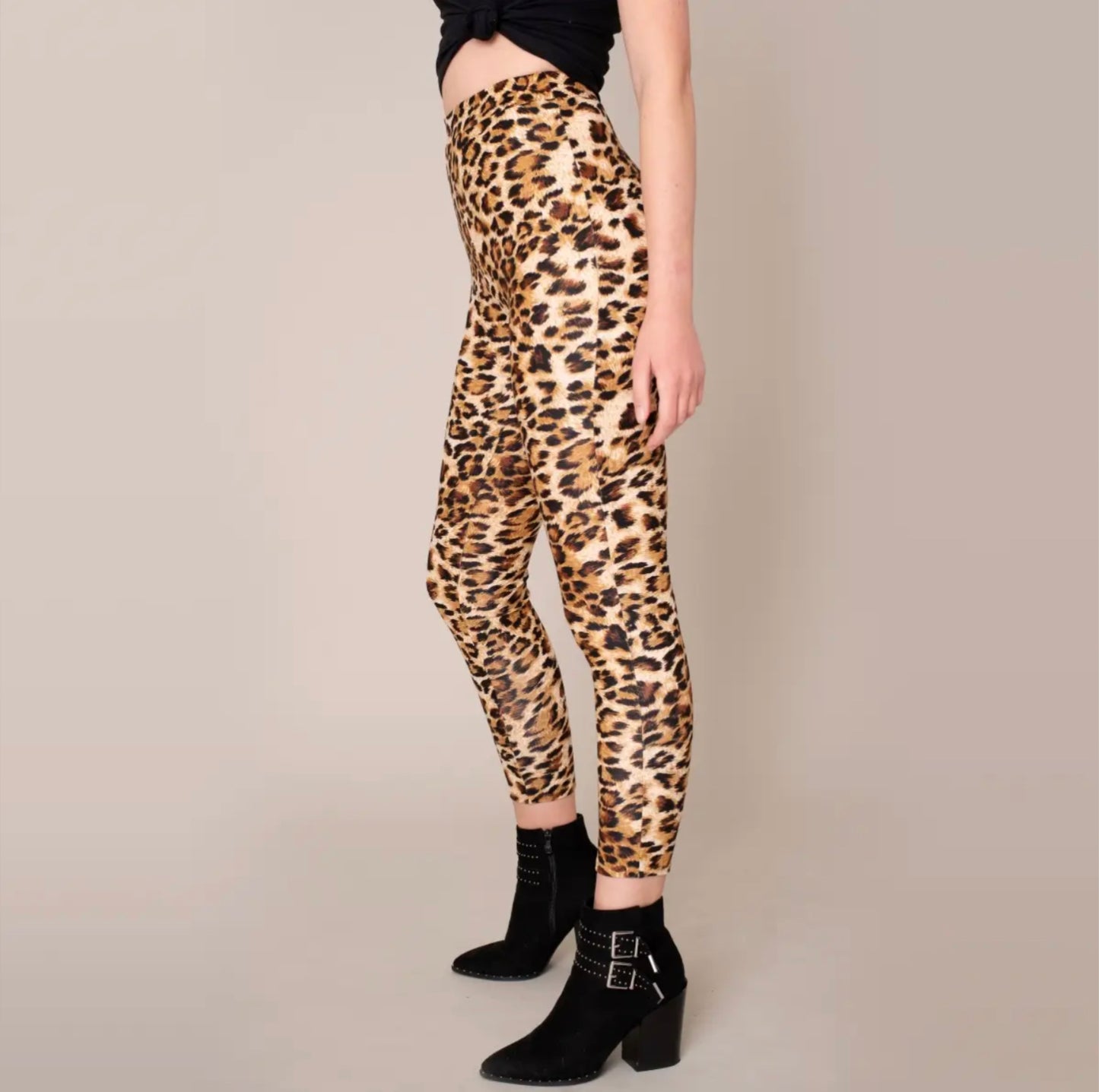Animal Print High Waist Leggings-Legwear & Socks-PANTIESANDPUMPS.COM