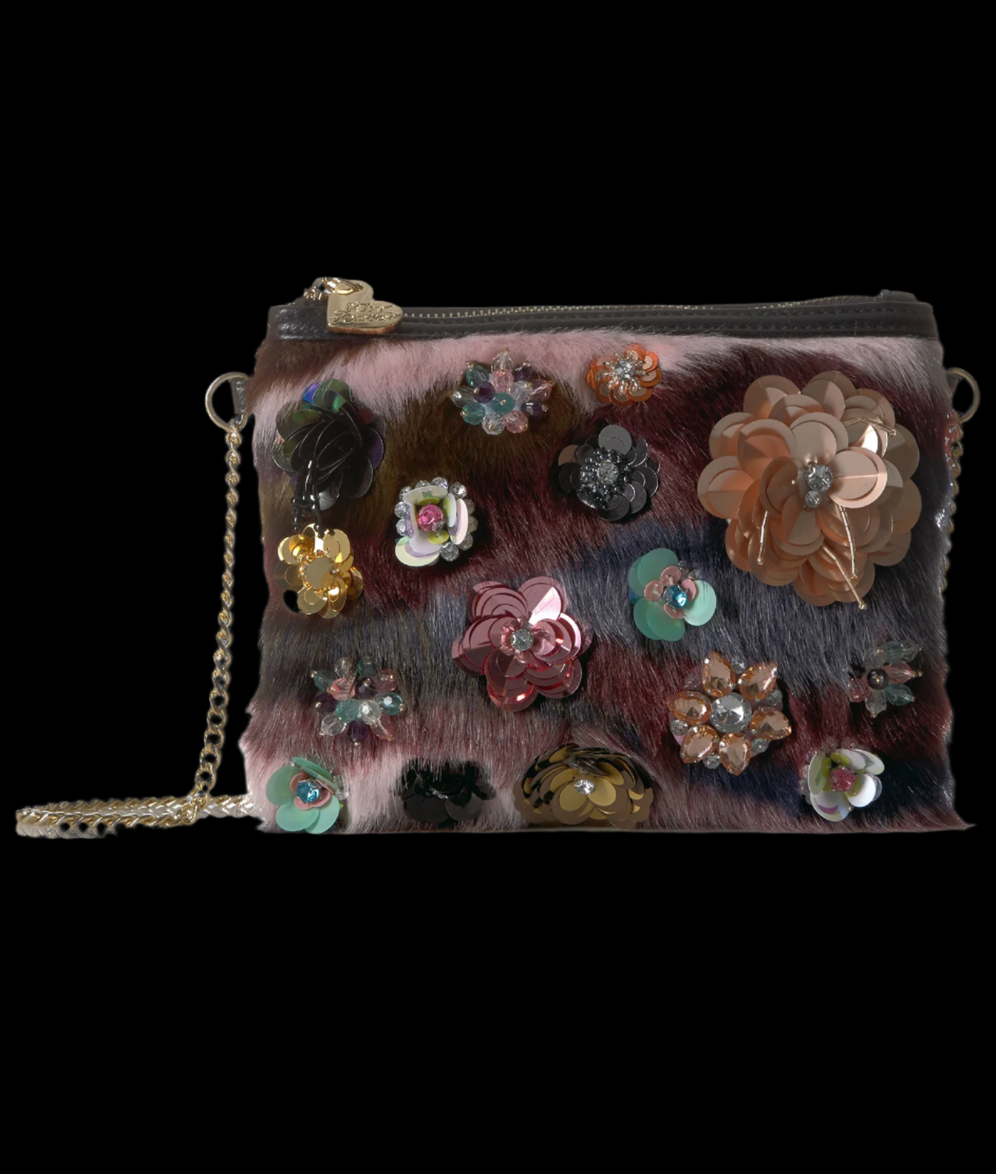 Betsey Johnson Fux Fuh Crossbody