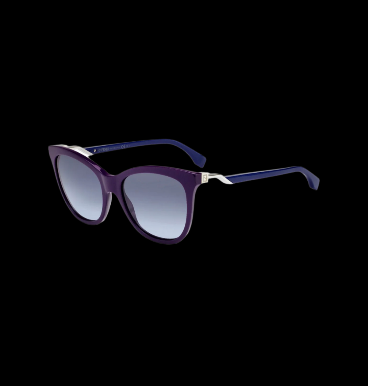 Fendi | Purple Gradient Sunglasses Buy Fendi Gradient Rectangular Women main image 2