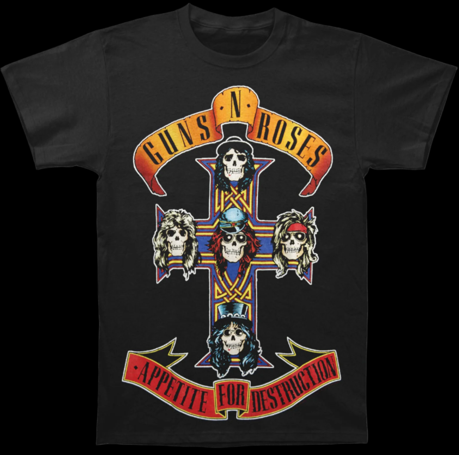 Guns N’ Roses Cross Men’s Fit T-Shirt