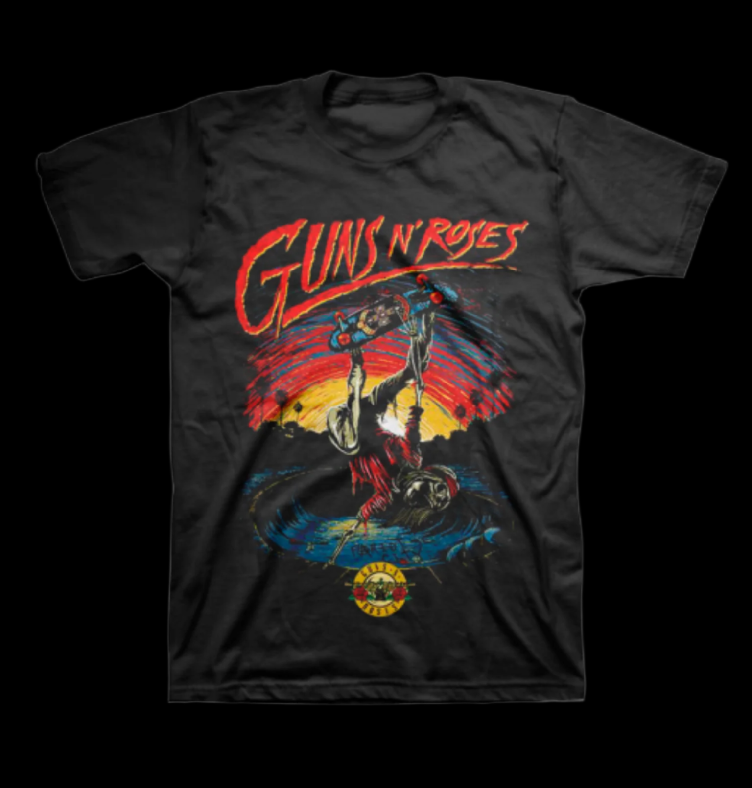 Guns N’ Roses Skate Men’s Fit T-Shirt
