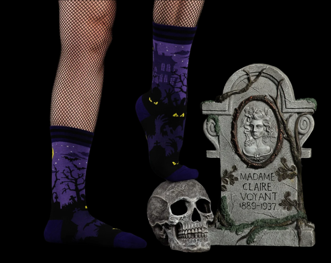Haunted House Crew Socks