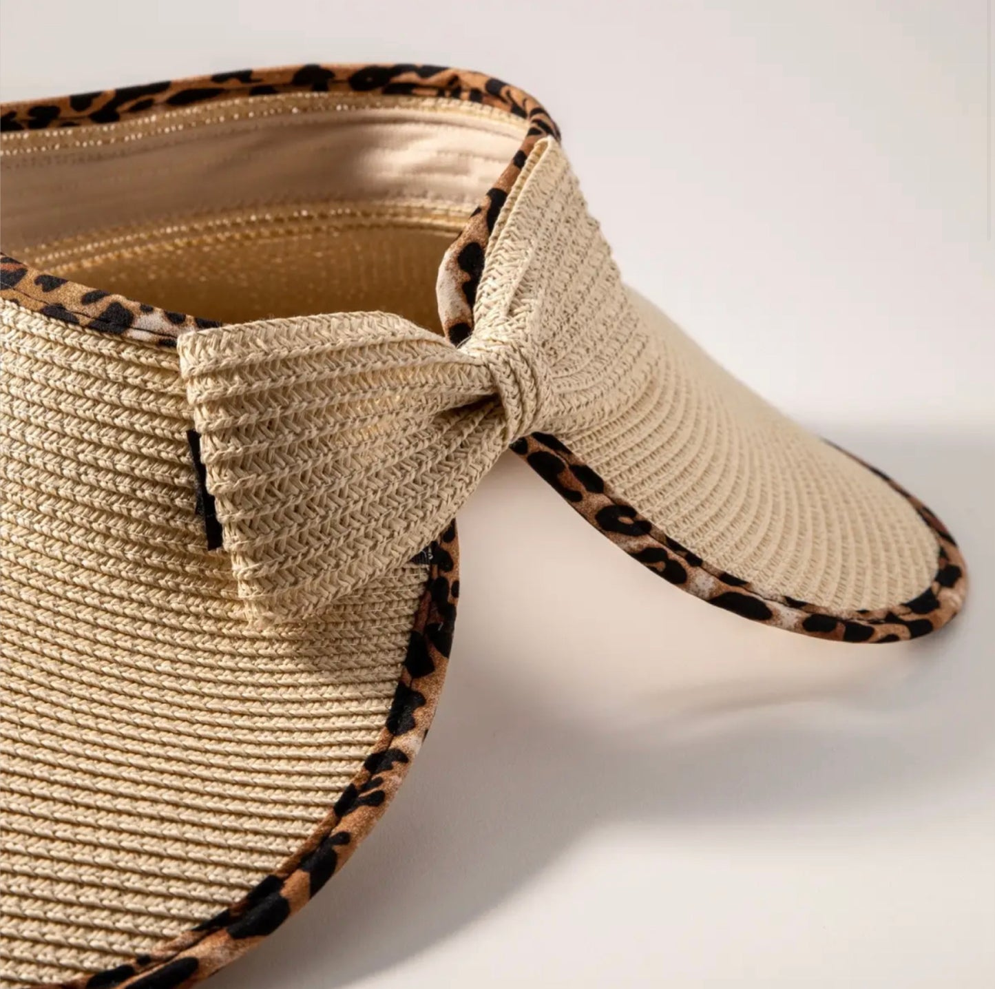 Leopard Brim Visor Hat-Hats-PANTIESANDPUMPS.COM