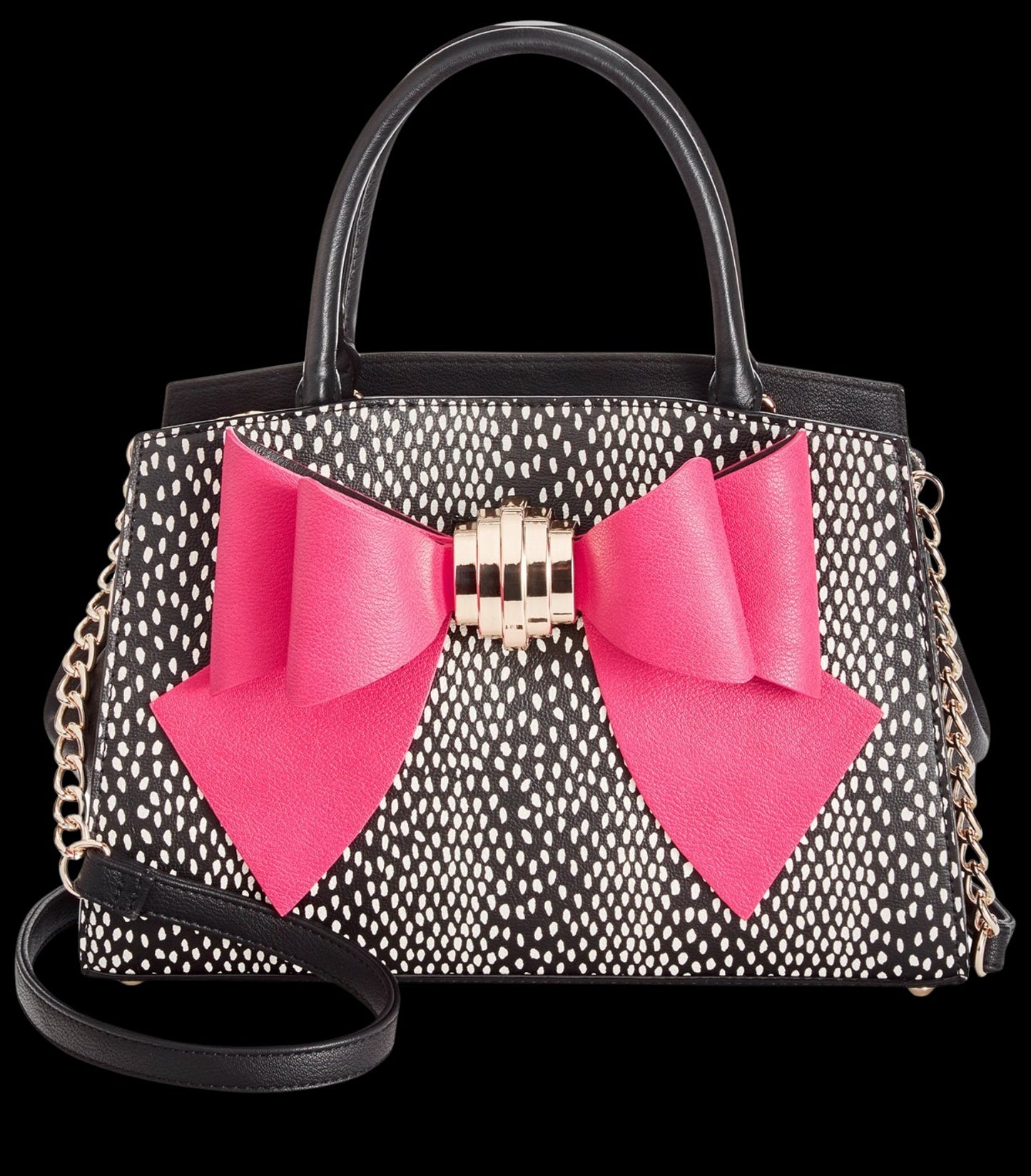 Betsey Johnson Removable Bow-Bags-PANTIESANDPUMPS.COM