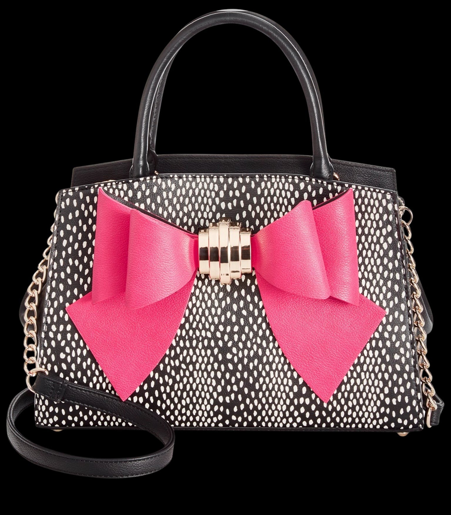 Betsey Johnson Removable Bow-Bags-PANTIESANDPUMPS.COM