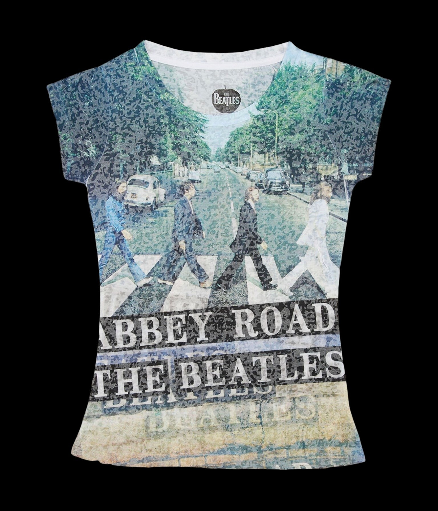 Beatles Abbey Road Dye Sublimation Women’s Tee-T-Shirts-PANTIESANDPUMPS.COM