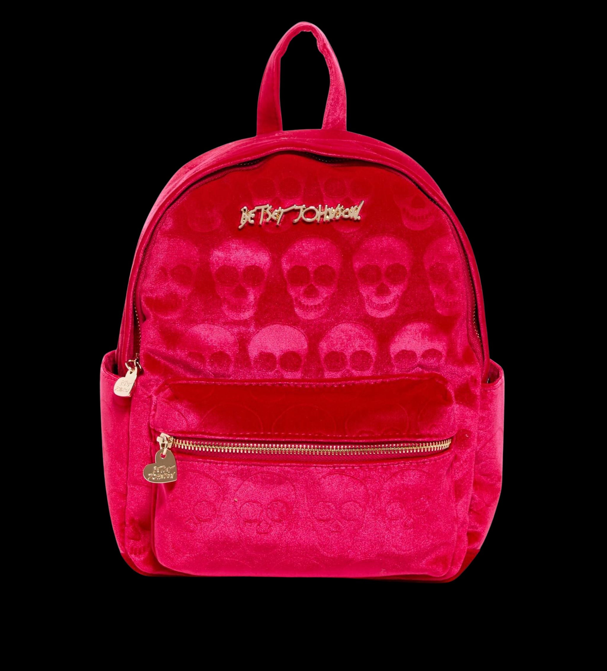 Betsey Johnson Skull Backpack-Bags-PANTIESANDPUMPS.COM