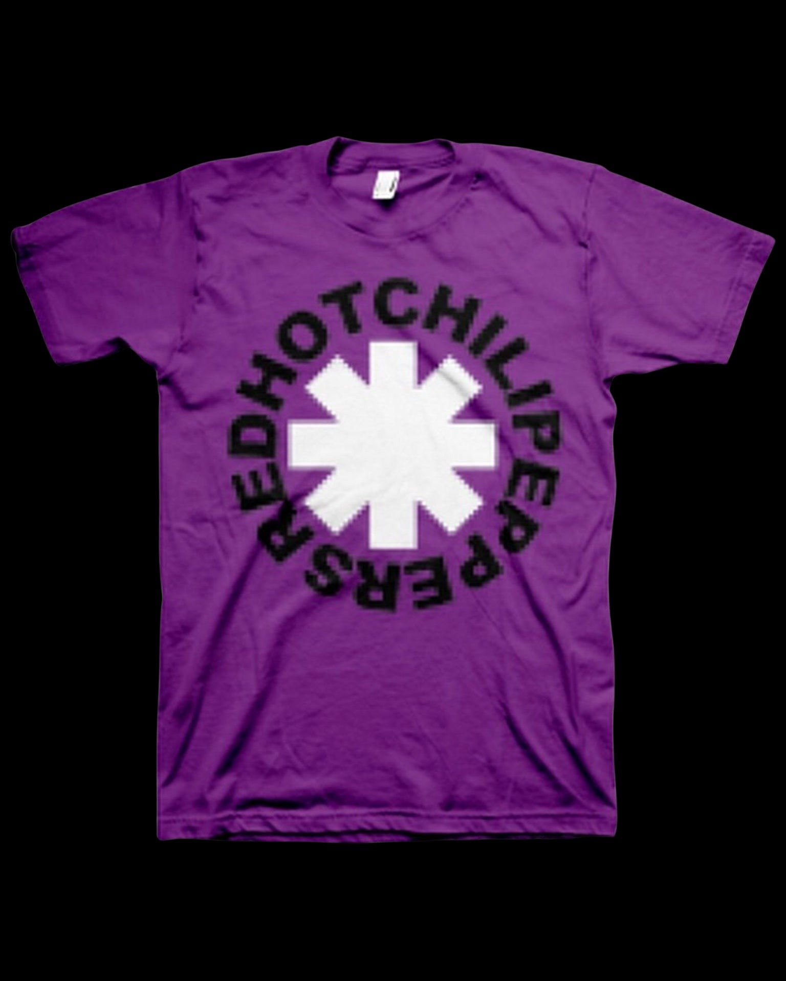 Red Hot Chili Peppers Pixel Purple Men’s Fit T-Shirt-T-Shirts-PANTIESANDPUMPS.COM