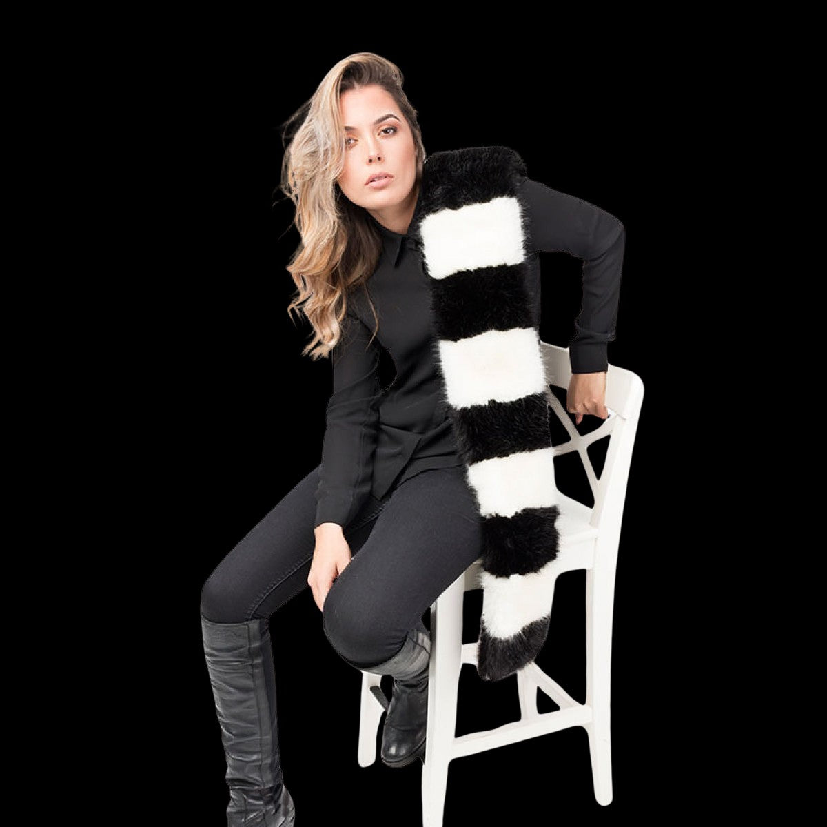 Pia Rossini Taylor Scarf-Scarves-PANTIESANDPUMPS.COM