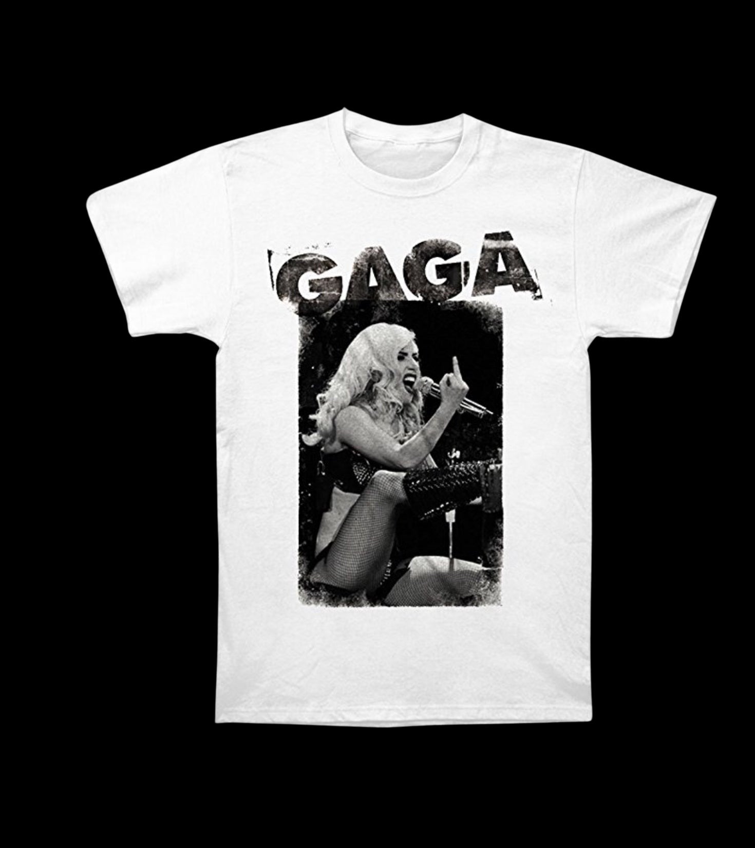 Lady Gaga Finger Women’s T-Shirt-T-Shirts-PANTIESANDPUMPS.COM
