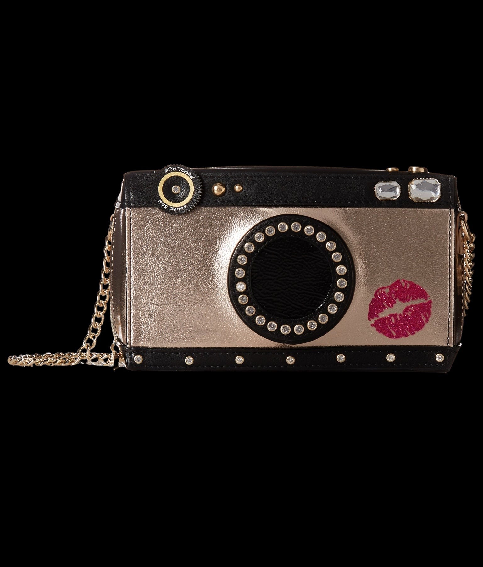 Betsey Johnson Strike a Pose Crossbody-Bags-PANTIESANDPUMPS.COM