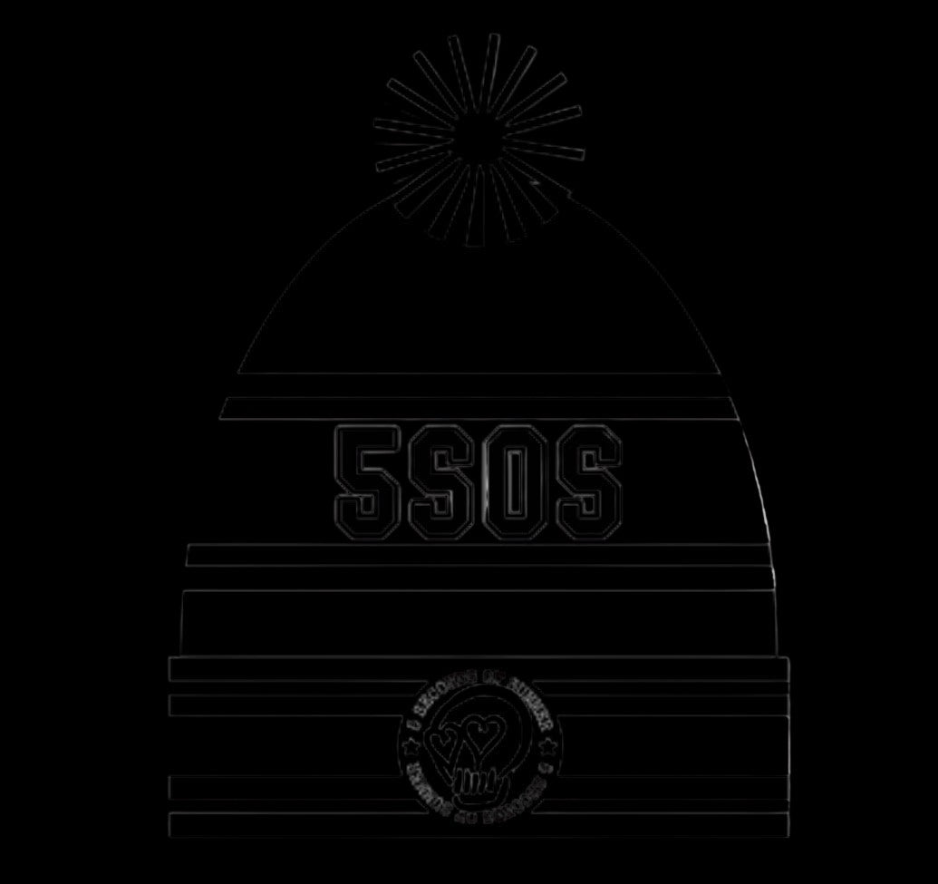 5 Seconds of Summer Pom Beanie Winter Hat-Hats-PANTIESANDPUMPS.COM