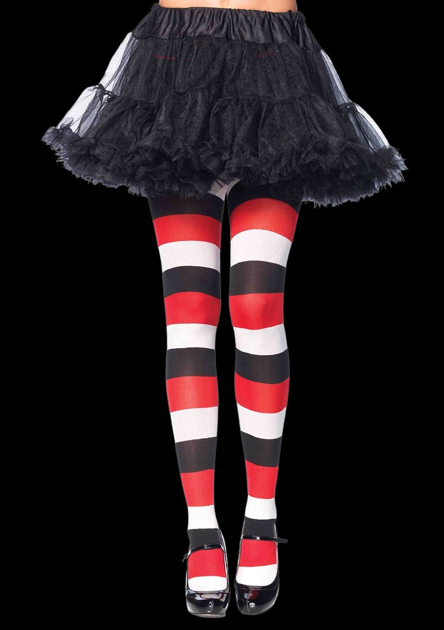 Darling Doll Striped Tights-Legwear & Socks-PANTIESANDPUMPS.COM