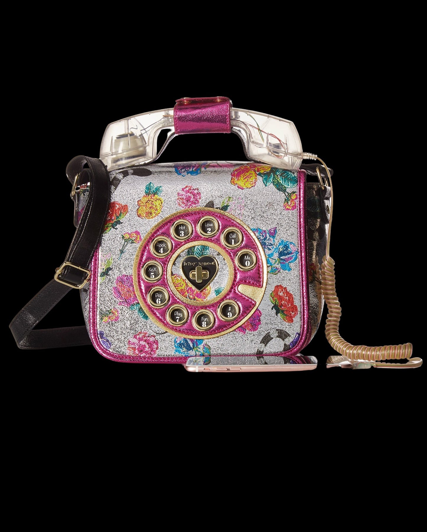 Betsey Johnson Off The Hook Phone-Bags-PANTIESANDPUMPS.COM