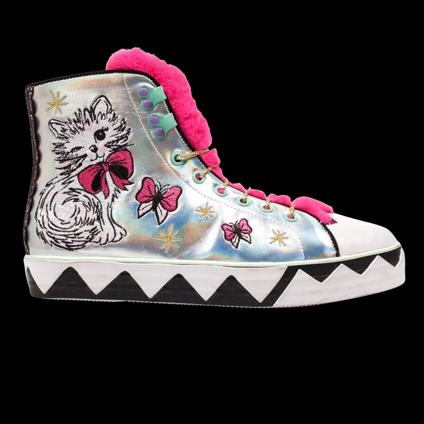 Irregular Choice Magic Moggy Sneakers-Footwear-PANTIESANDPUMPS.COM