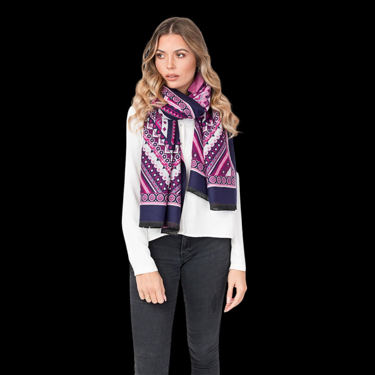 Pia Rossini Laurita Scarf-Scarves-PANTIESANDPUMPS.COM