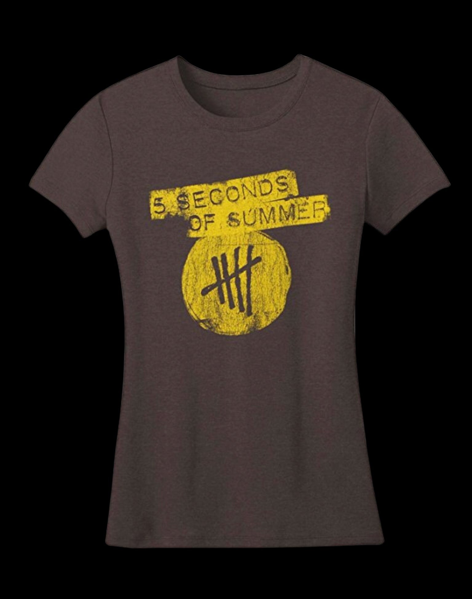 5 Seconds Of Summer Tally Logo Women’s Tee-T-Shirts-PANTIESANDPUMPS.COM