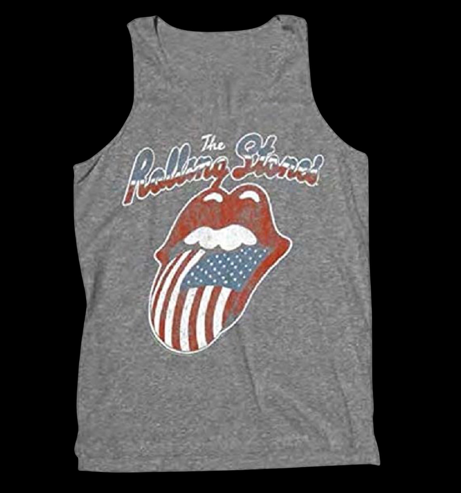 Rolling Stones America Tongue Men’s Fit Tank Top-T-Shirts-PANTIESANDPUMPS.COM