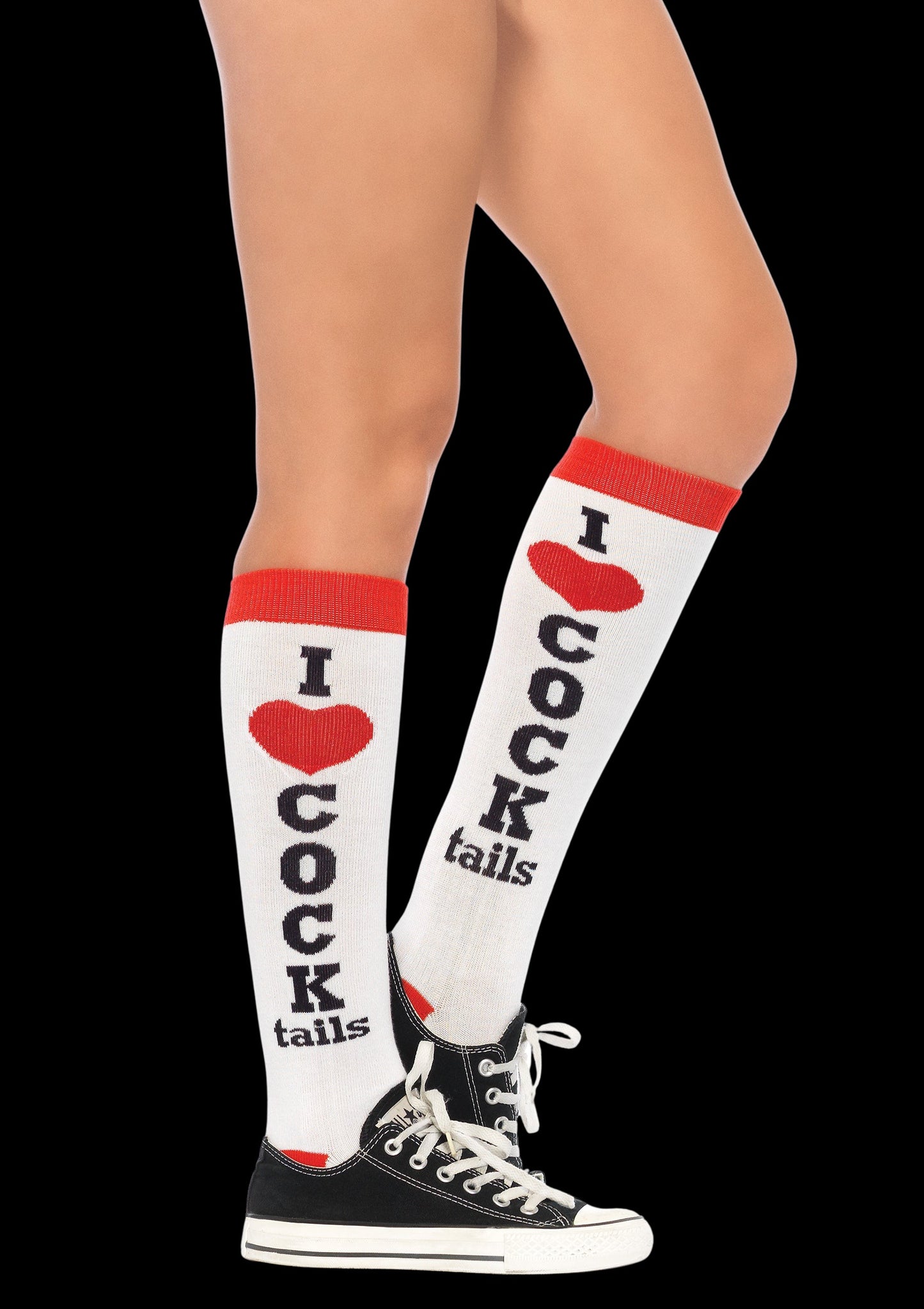 Knee High Cocktail Socks-Legwear & Socks-PANTIESANDPUMPS.COM