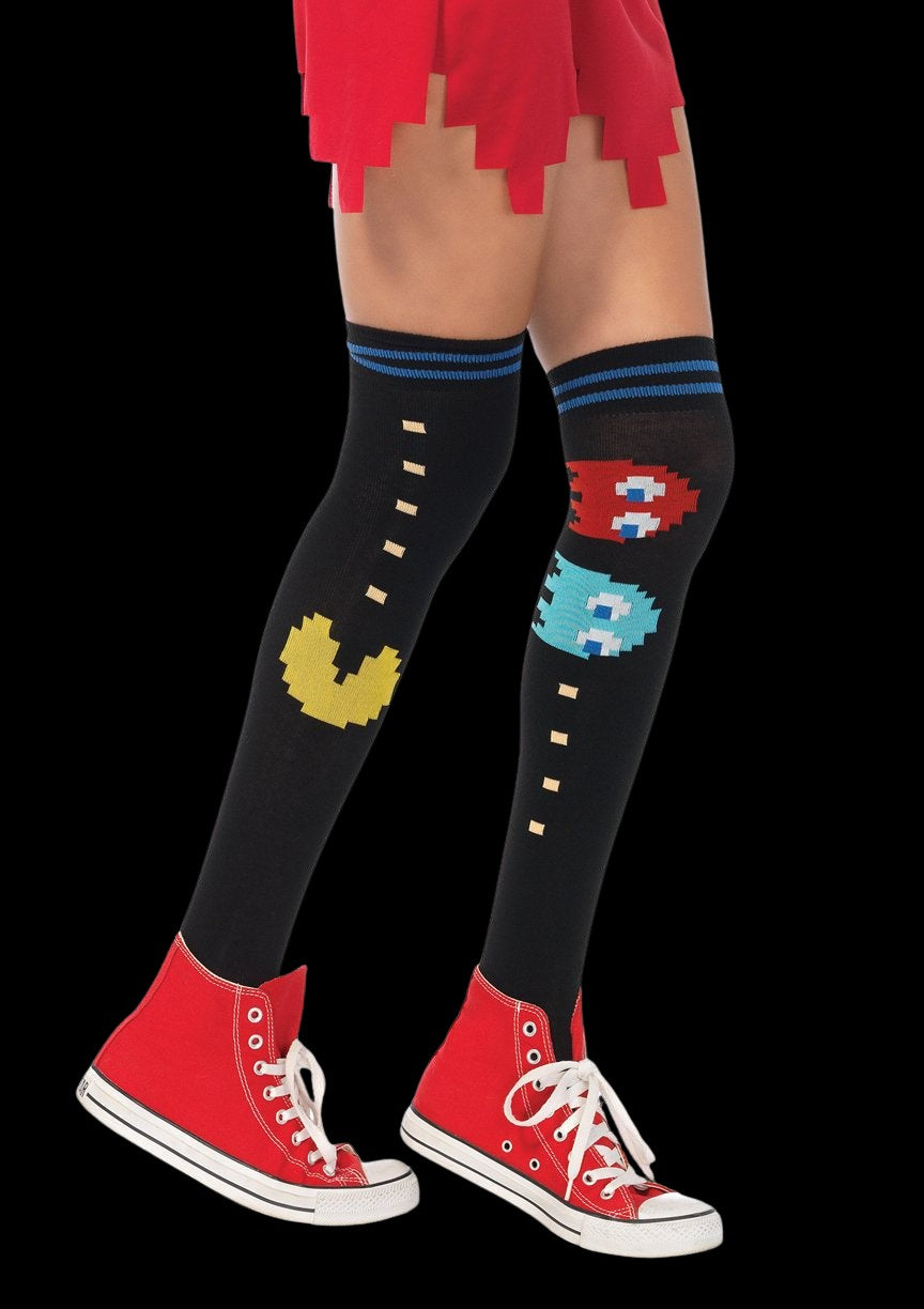 Pac Man Socks-Legwear & Socks-PANTIESANDPUMPS.COM