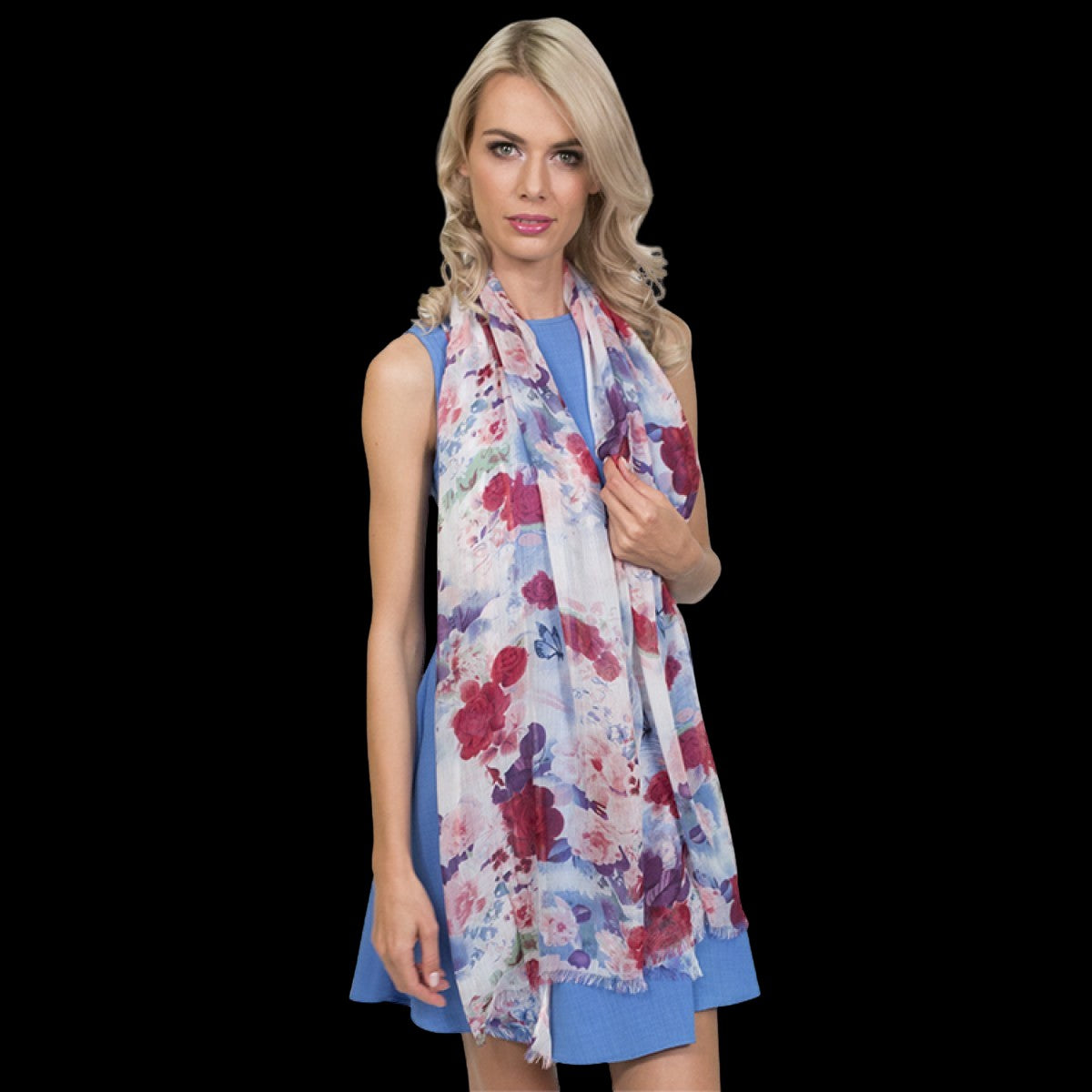 Pia Rossini Carita Scarf-Scarves-PANTIESANDPUMPS.COM