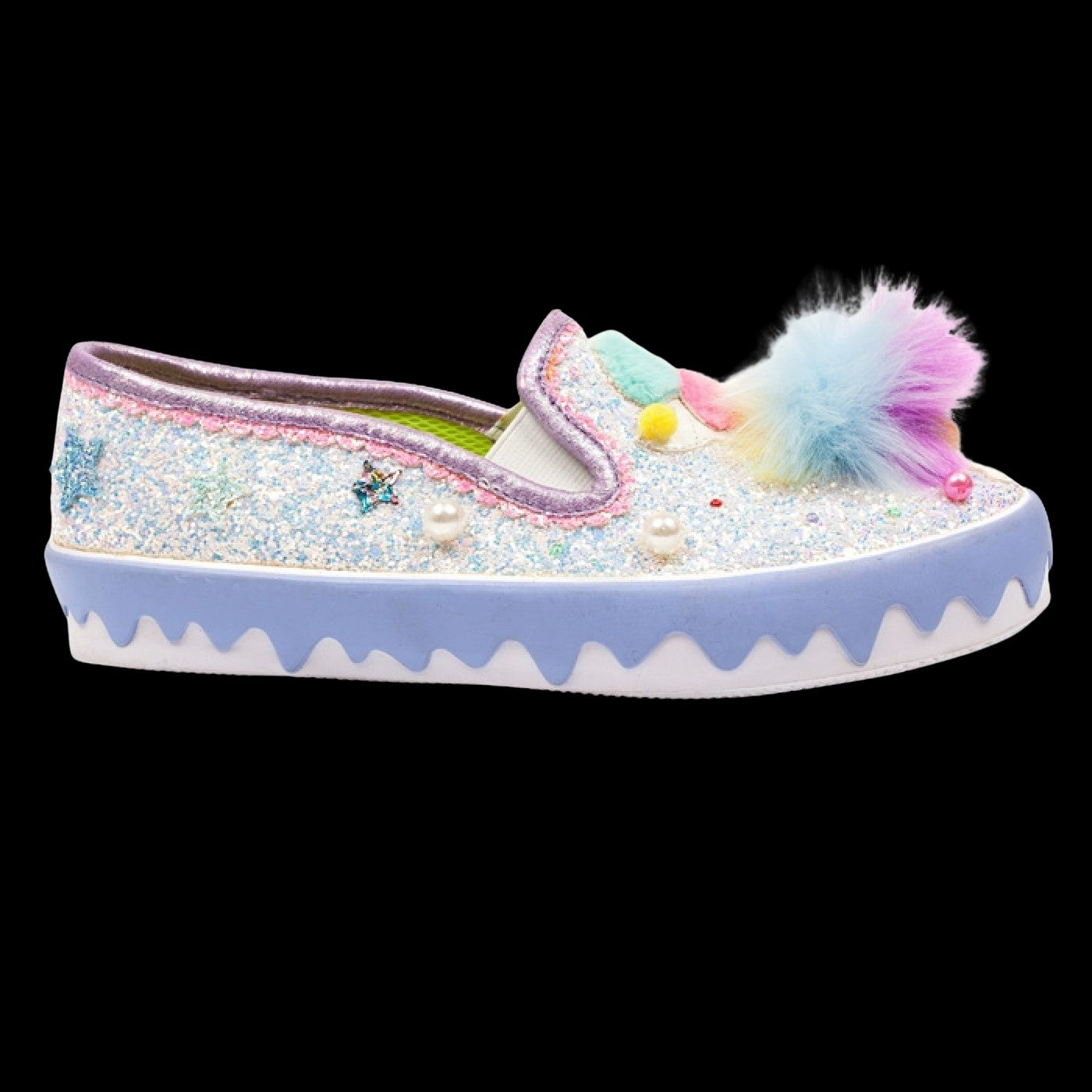 Irregular Choice Pom Pom Sneakers-Footwear-PANTIESANDPUMPS.COM