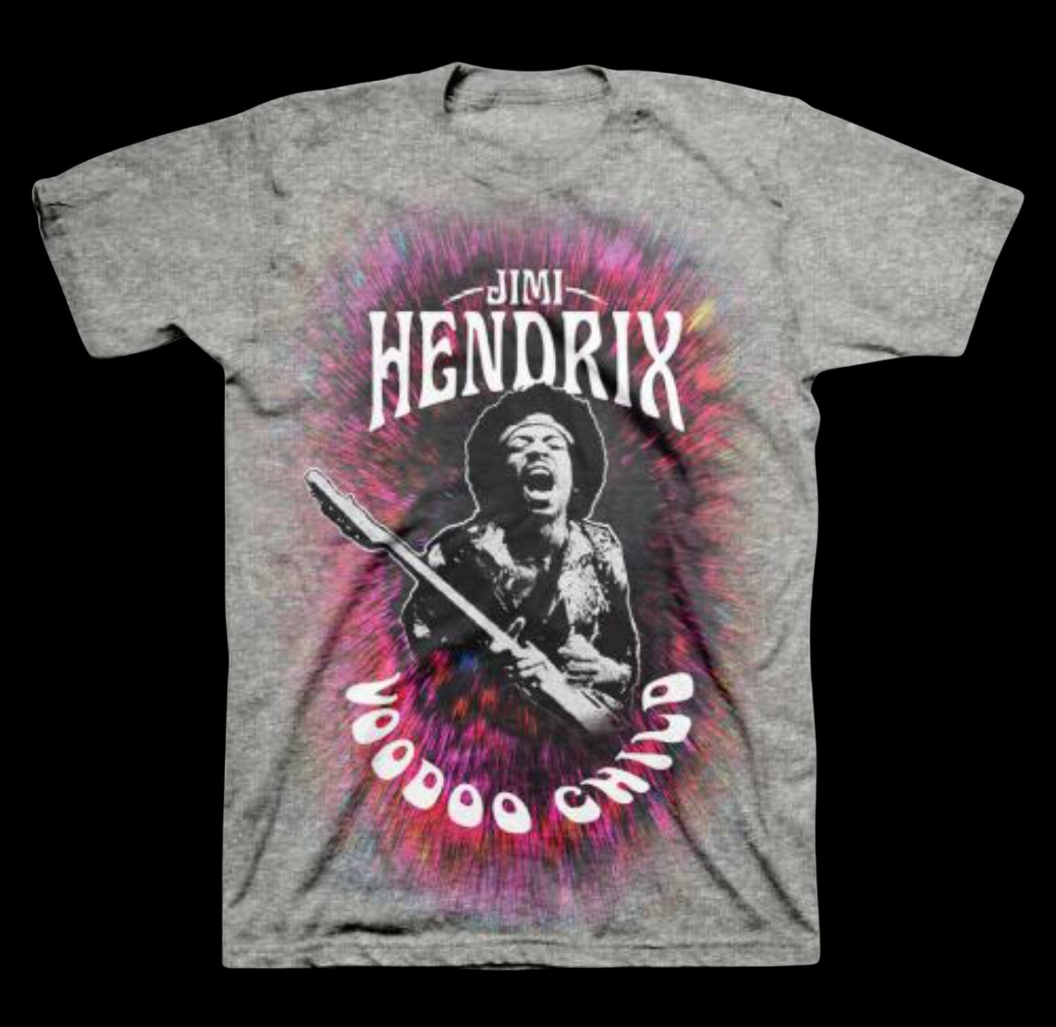Jimi Hendrix Blur Voodoo Child T-Shirt-T-Shirts-PANTIESANDPUMPS.COM