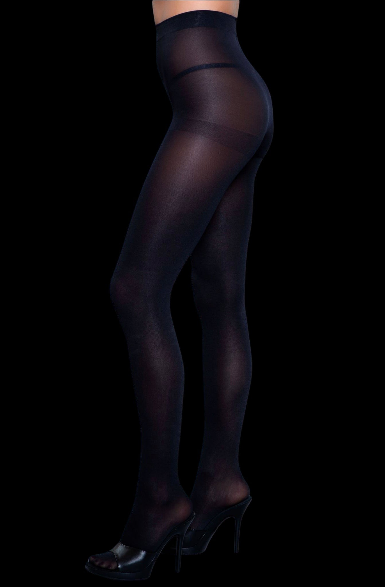Majestic Maggie Nylon Pantyhose-Hosiery-PANTIESANDPUMPS.COM