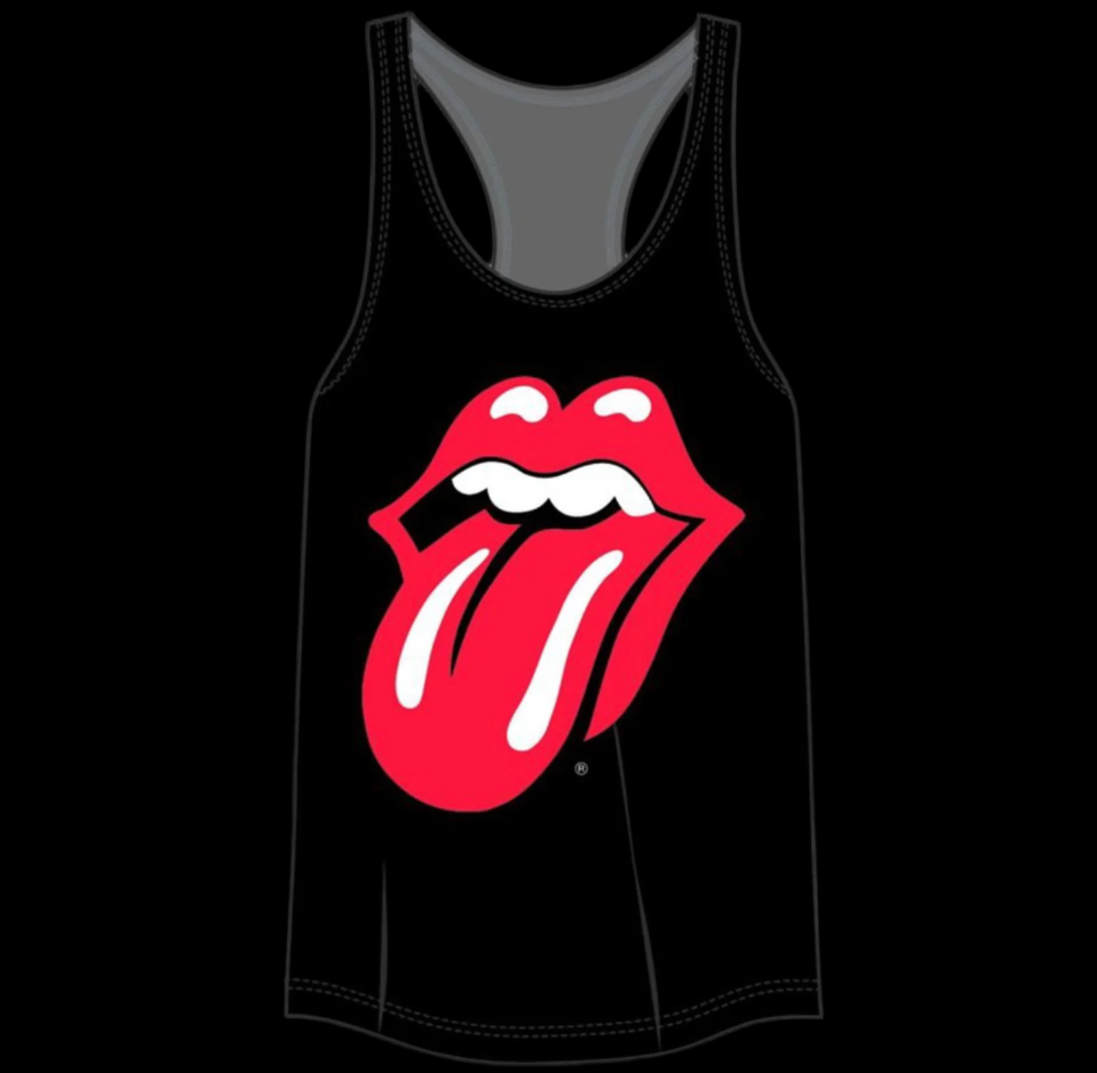 Rolling Stones Tongue Women’s Racerback Tank Top