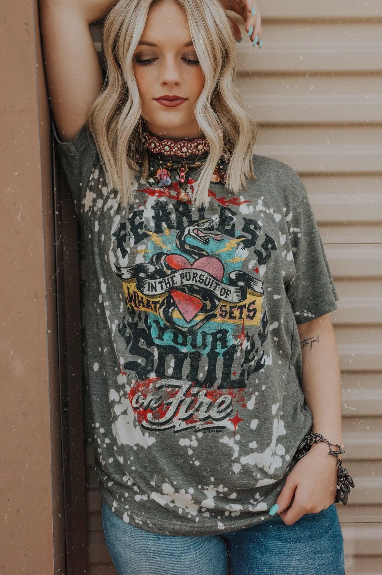 Soul On Fire Tee-T-Shirts-PANTIESANDPUMPS.COM