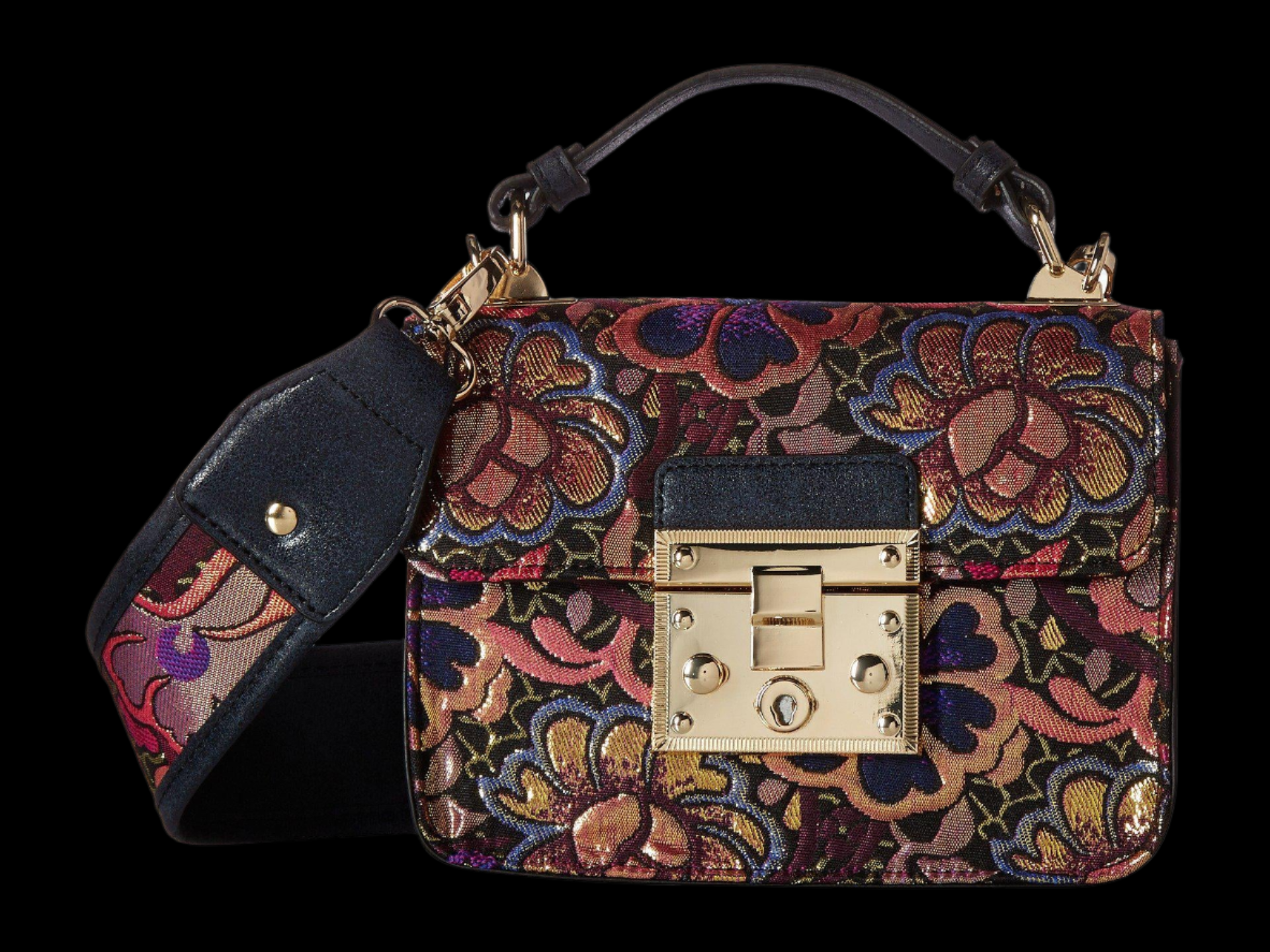 Steve Madden Magenta Lara Satchel Bag