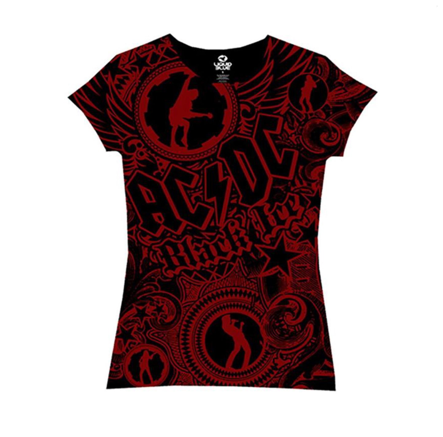 AC/DC Girl's Got Rythym Women’s T-Shirt-T-Shirts-PANTIESANDPUMPS.COM