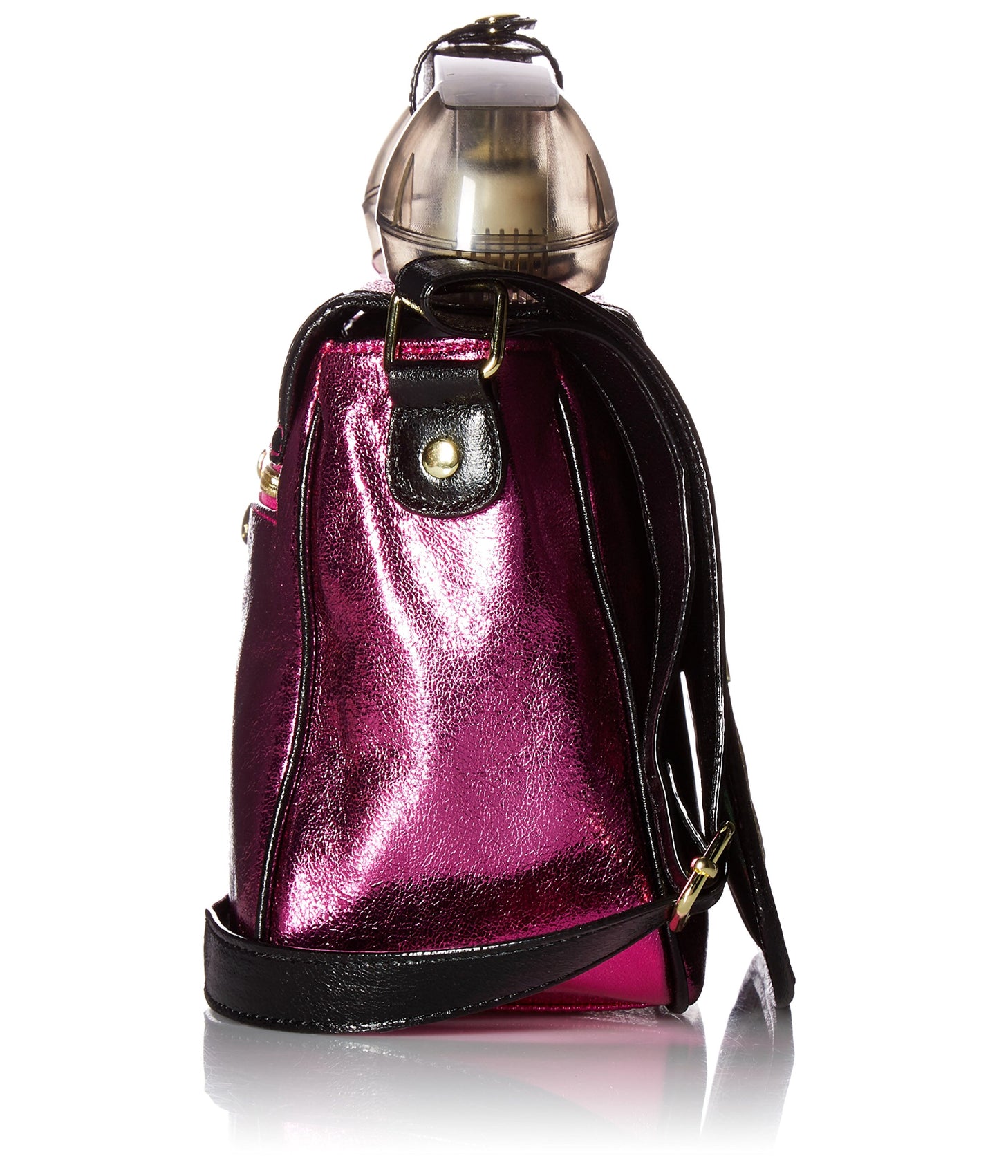 Betsey Johnson Off The Hook Fuchsia Phone-Bags-PANTIESANDPUMPS.COM