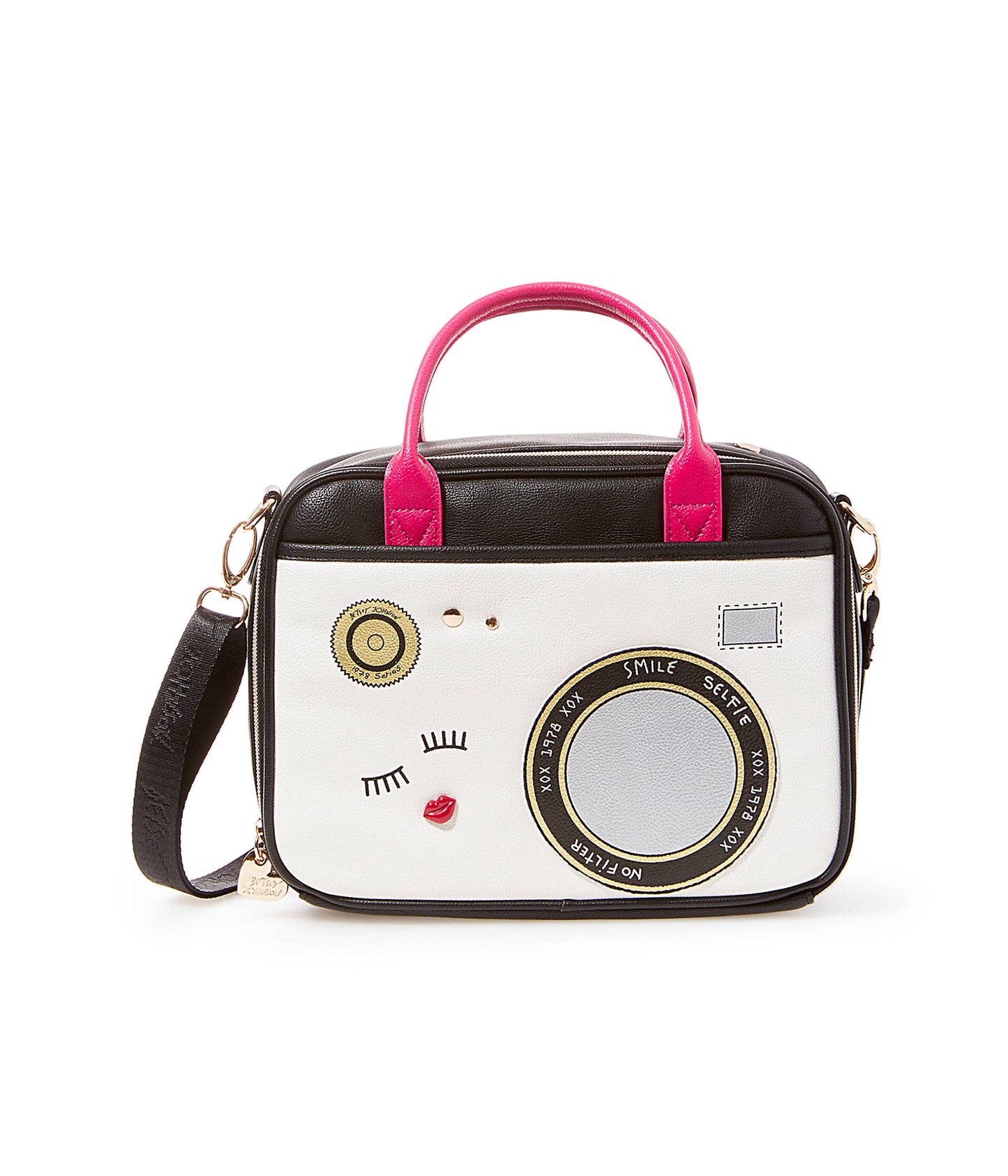 Betsey Johnson Paparazzi Lunch Tote-Bags-PANTIESANDPUMPS.COM