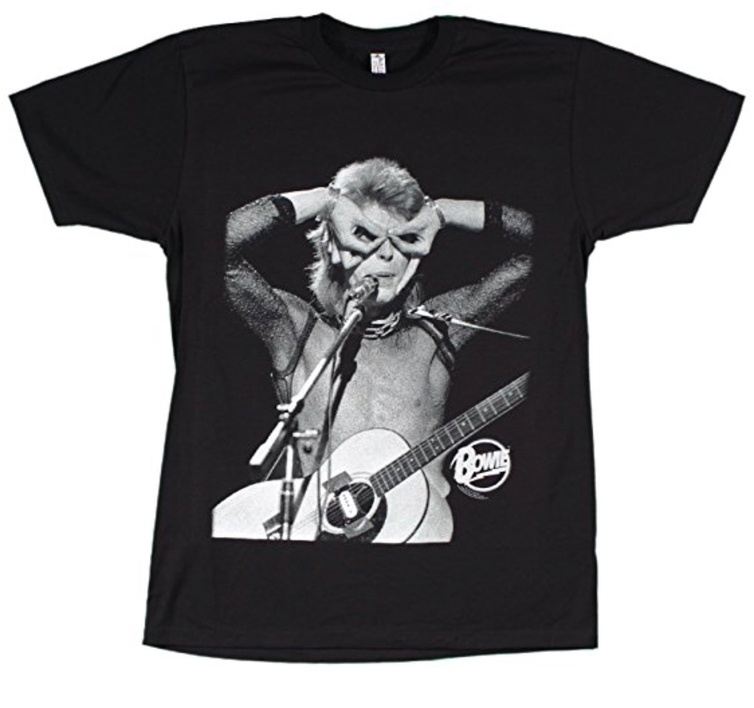 David Bowie Acoustic Men’s Fit T-Shirt-T-Shirts-PANTIESANDPUMPS.COM