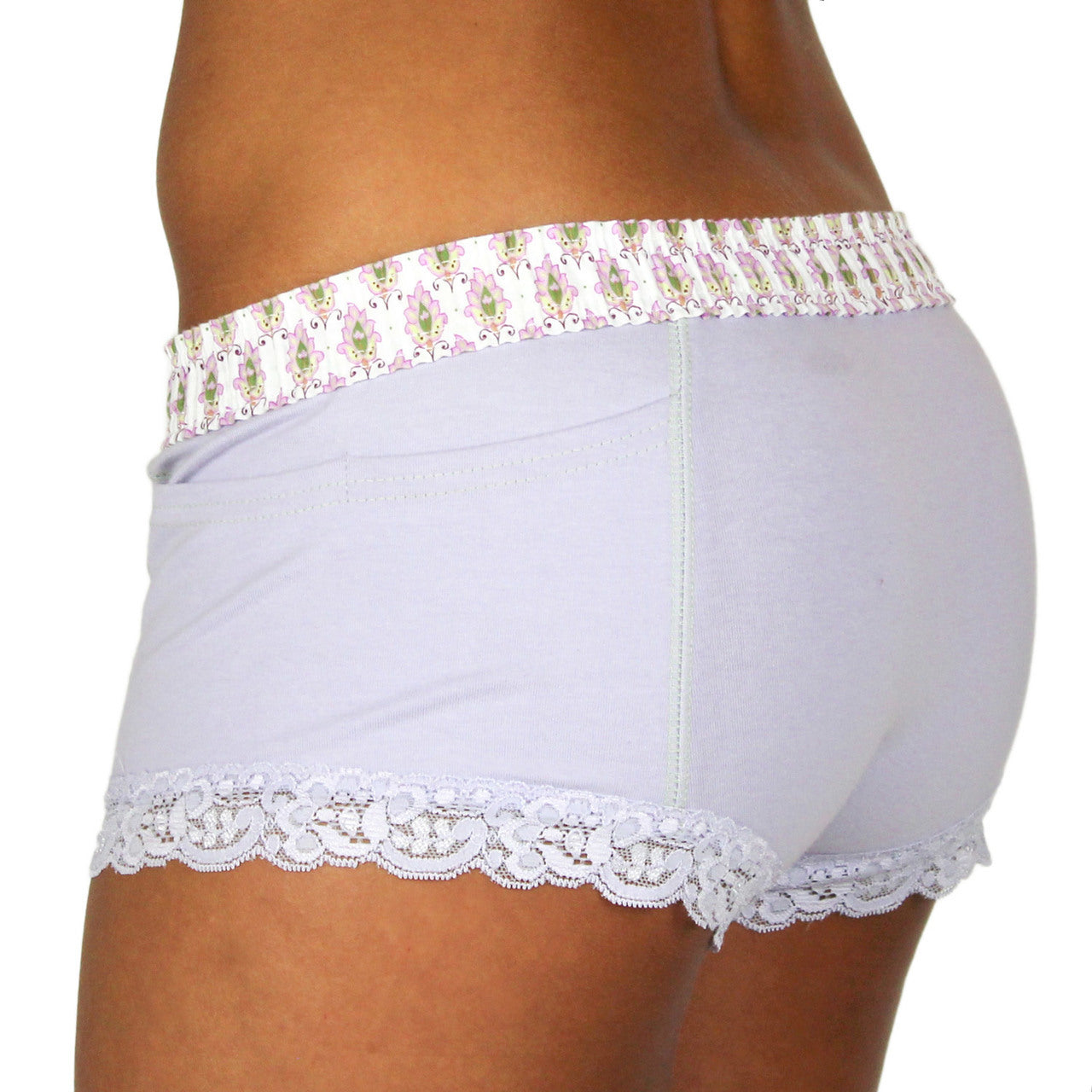 English Lavender Boxer Brief-Lingerie-PANTIESANDPUMPS.COM