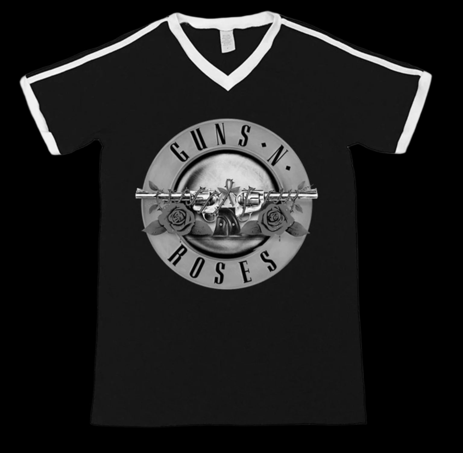 Guns N’ Roses Bullet Logo Junior's Soccer Tee-T-Shirts-PANTIESANDPUMPS.COM