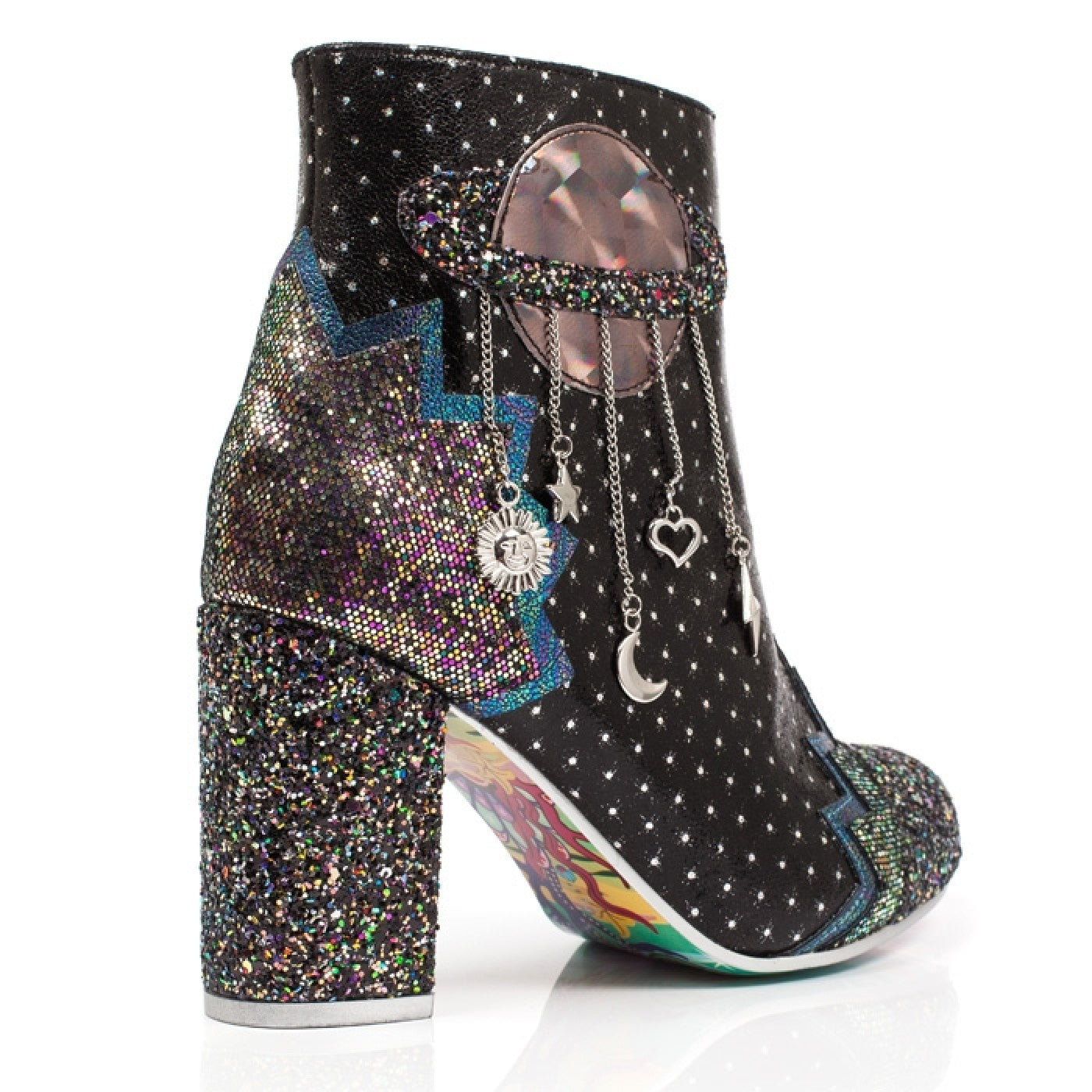 Irregular Choice Intergalactic Heels//Black-Footwear-PANTIESANDPUMPS.COM