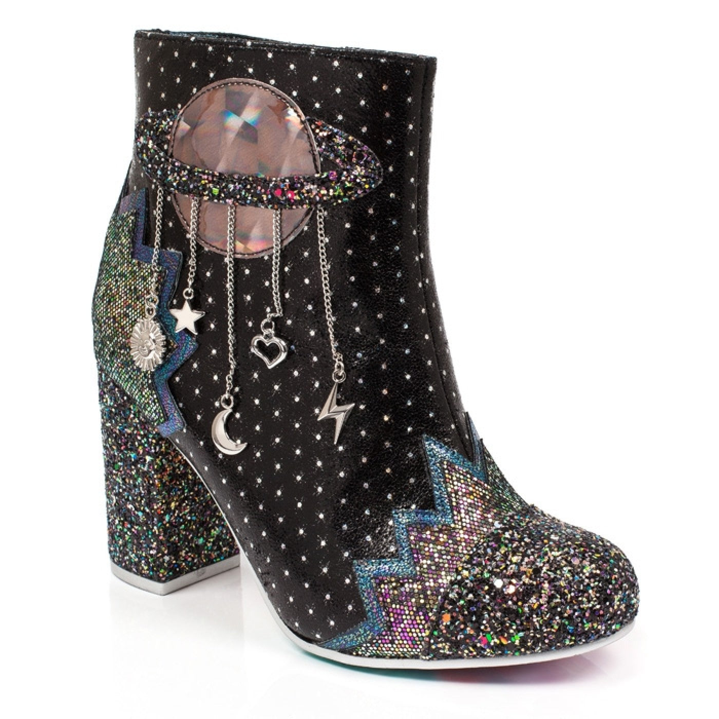 Irregular Choice Intergalactic Heels//Black-Footwear-PANTIESANDPUMPS.COM