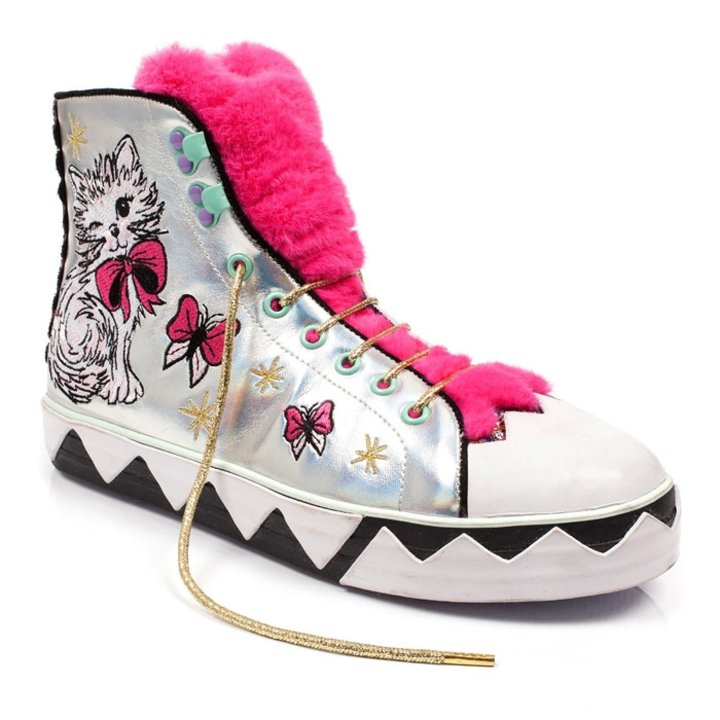Irregular Choice Magic Moggy Sneakers-Footwear-PANTIESANDPUMPS.COM