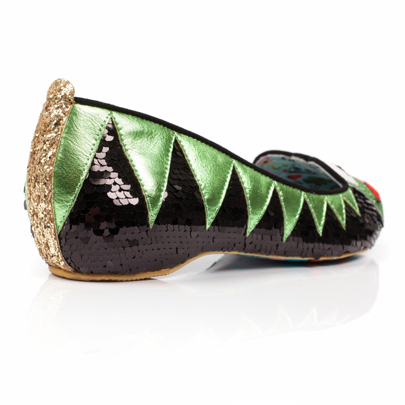 Irregular Choice Muppets Kermit The Frog Flats-Footwear-PANTIESANDPUMPS.COM