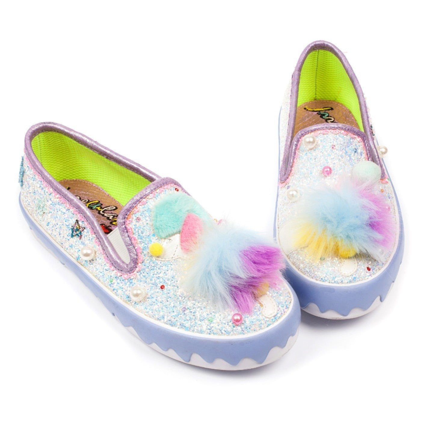 Irregular Choice Pom Pom Sneakers-Footwear-PANTIESANDPUMPS.COM