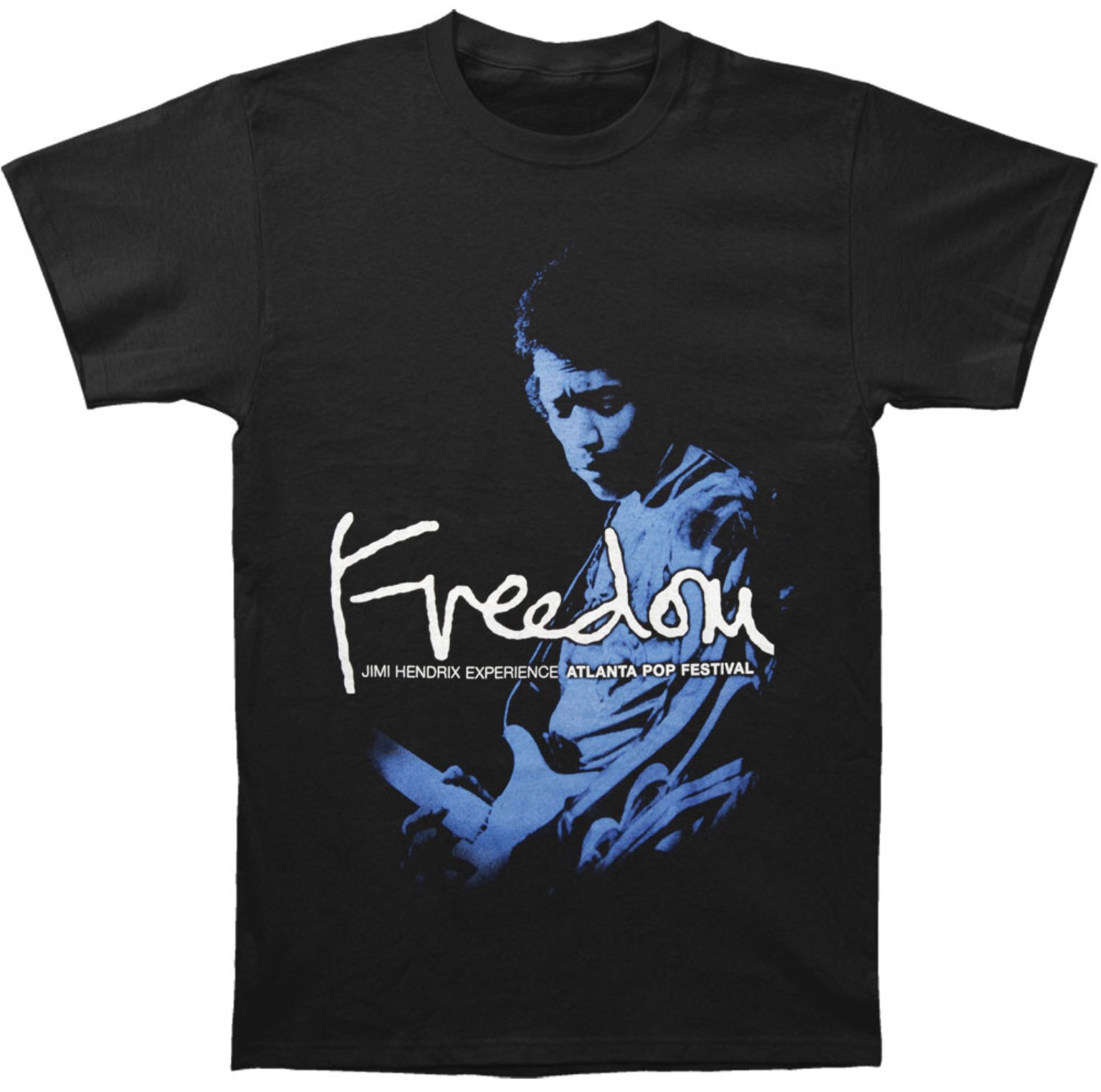 Jimi Hendrix Atlanta Pop Guitar T-Shirt-T-Shirts-PANTIESANDPUMPS.COM