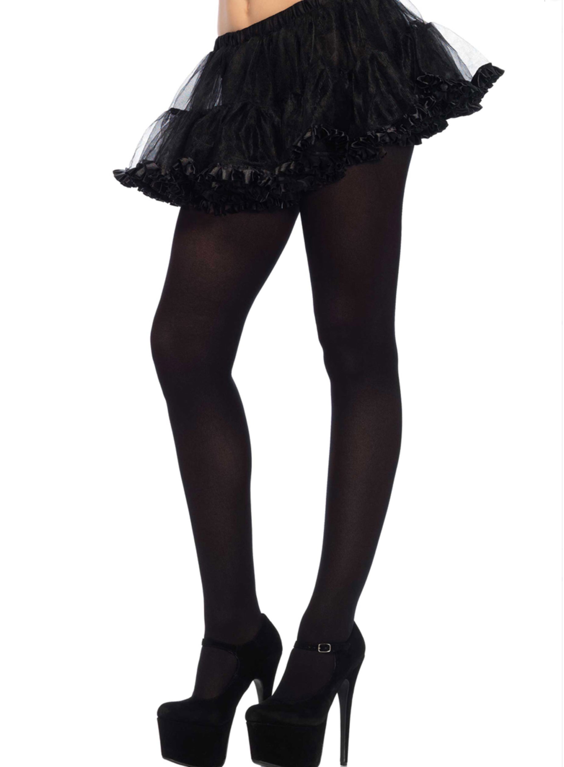 Nylon Lycra Tights-Hosiery-PANTIESANDPUMPS.COM