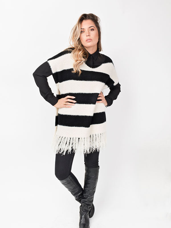 Pia Rossini Alliona Poncho-Ponchos-PANTIESANDPUMPS.COM