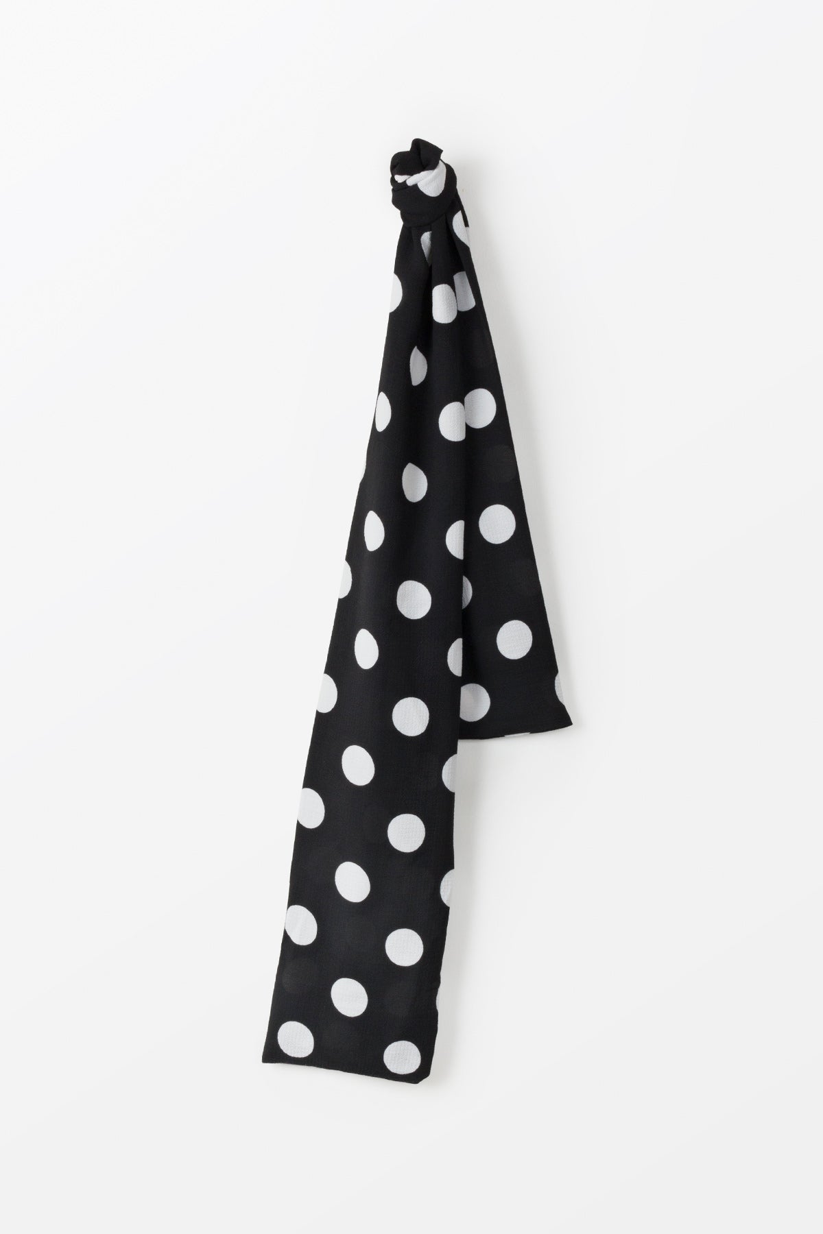 Pia Rossini Calinda Scarf Blk/White-Scarves-PANTIESANDPUMPS.COM