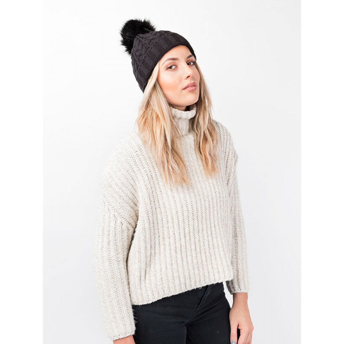 Pia Rossini Chloe Beanie Hat-Hats-PANTIESANDPUMPS.COM
