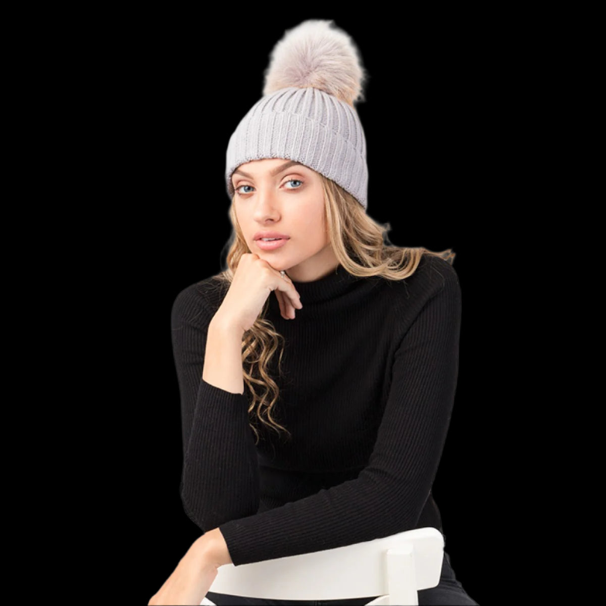 Pia Rossini Chloe Beanie Hat-Hats-PANTIESANDPUMPS.COM