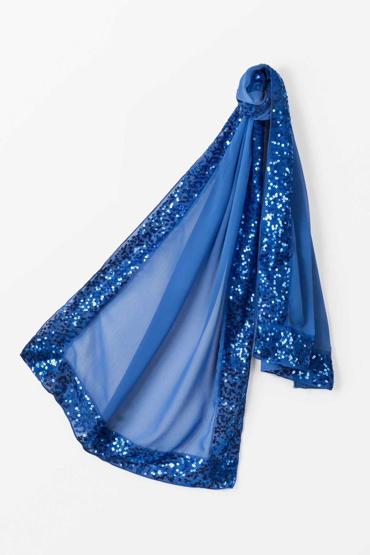Pia Rossini Isabelle Azure Scarf-Scarves-PANTIESANDPUMPS.COM