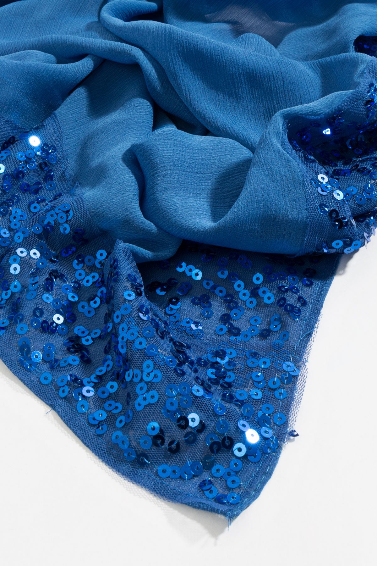 Pia Rossini Isabelle Azure Scarf-Scarves-PANTIESANDPUMPS.COM